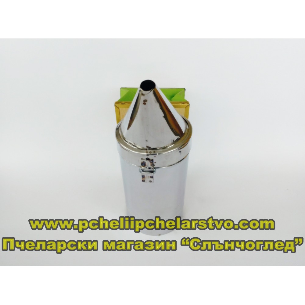 Пушалка голяма-INOX с мех изк.кожа